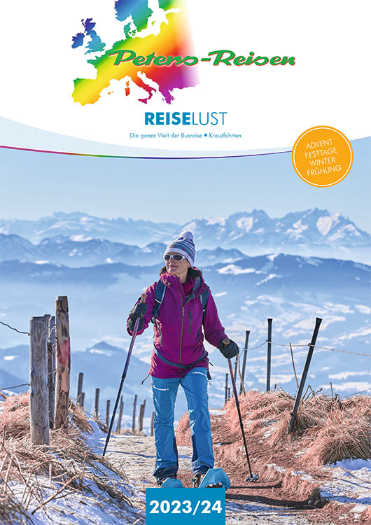 Peters-Reisen Winterkatalog der Saison 2023/2024