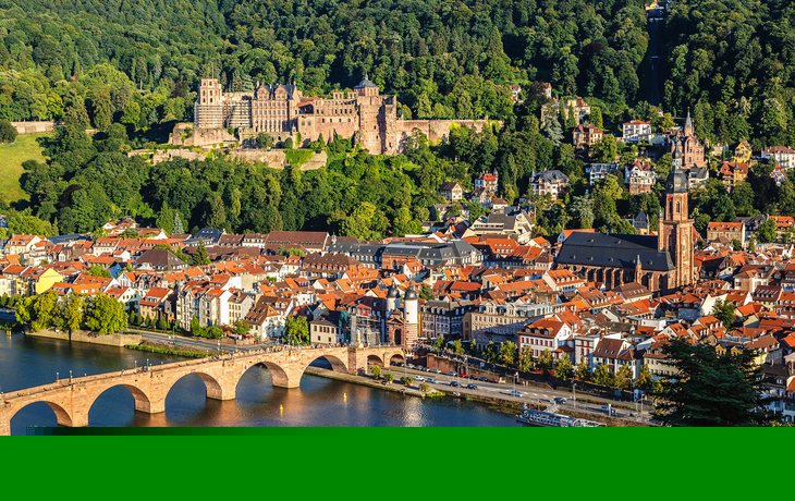 Blick auf Heidelberg
