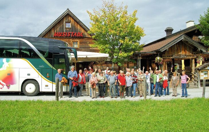 Gute Laune im Musistadl Flachau