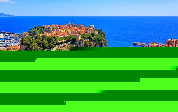 Palast auf der Halbinsel Le Rocher