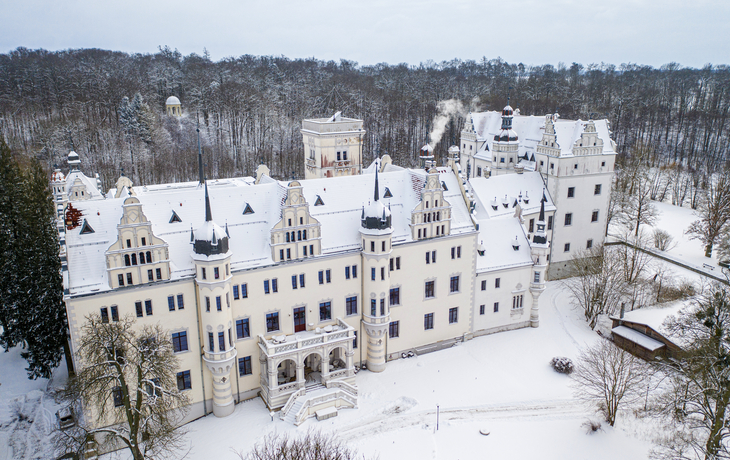 Schloss Boitzenburg im Winter