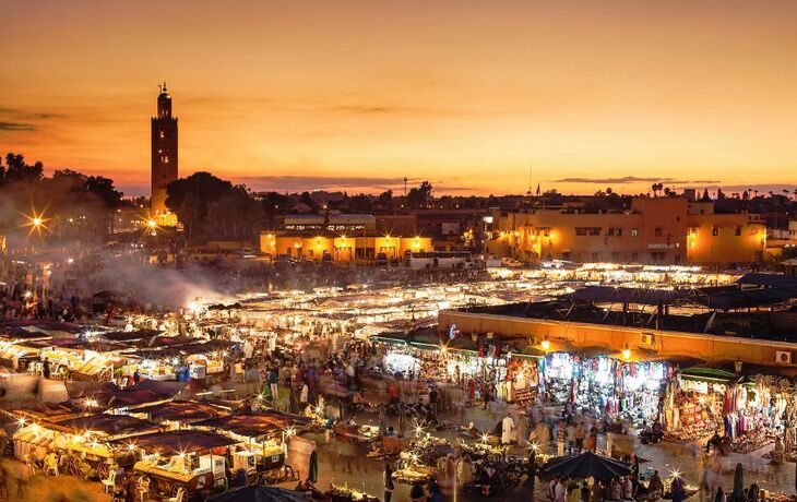 Marktplatz Djemaa el Fna in Marrakesch
