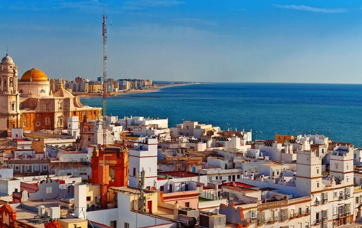 Cathedral de Santa Cruz in Cadiz, Spanien