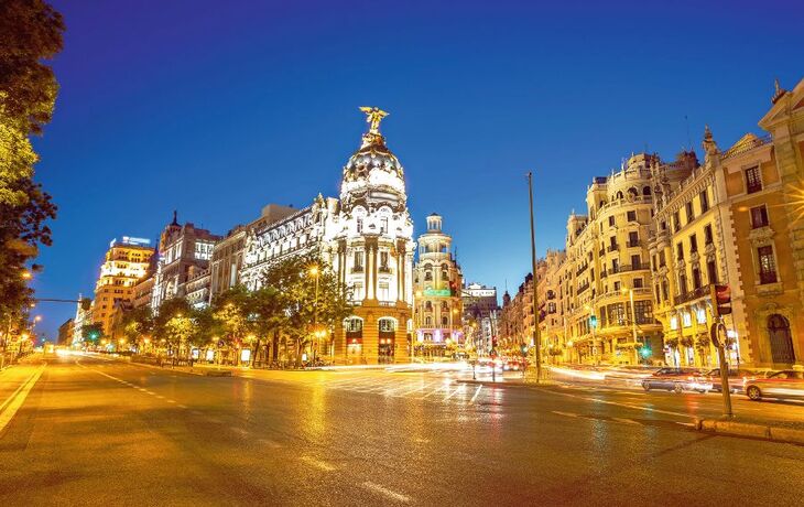 Gran Via in Madrid