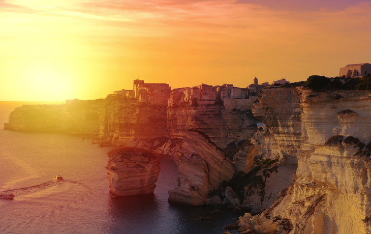 Bonifacio auf Korsika, Frankreich