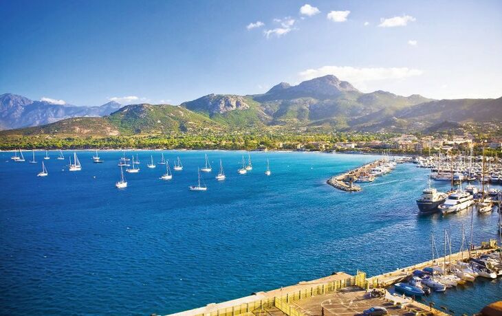 amazing Calvi town in Corsica, France