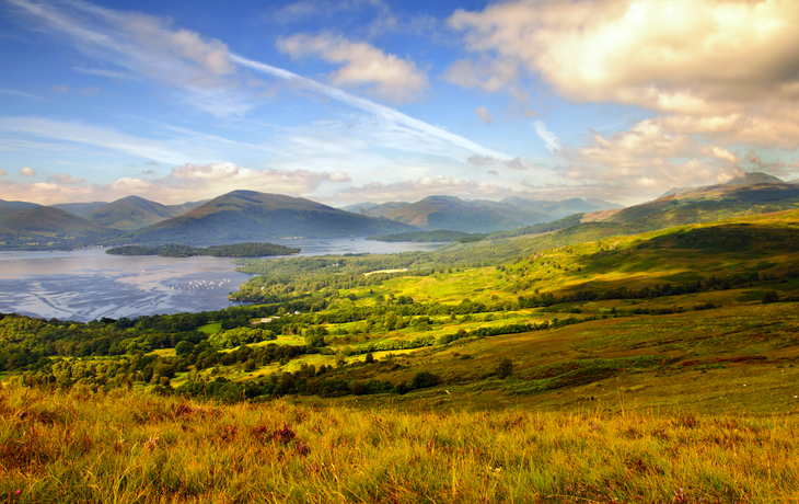 Loch Lomond in Schottland