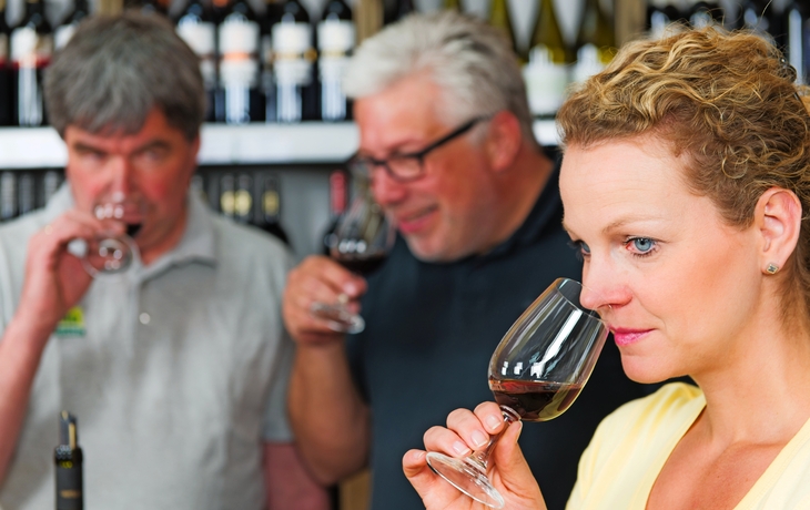 Weinprobe unter Kennern