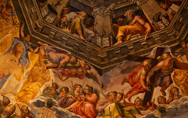 Deckenfresko in Florenz