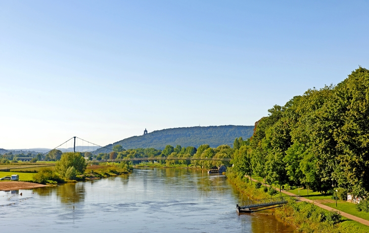 Minden an der Weser mit der Porta Westfalica
