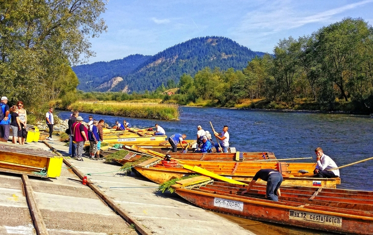 Flossfahrt auf dem Dunajec