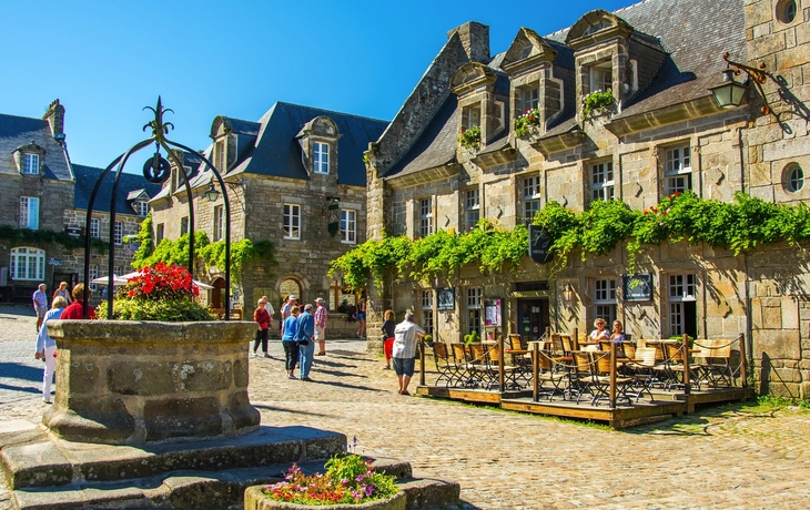 Kirch- und Marktplatz in Locronan