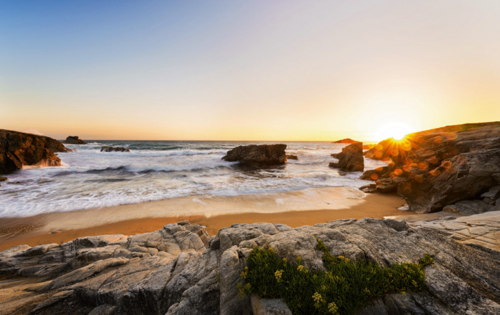 wilde Küste bei Quiberon in der Bretagne