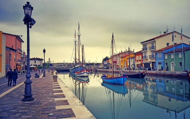 Cesenatico in der Emilia-Romagna, Italien