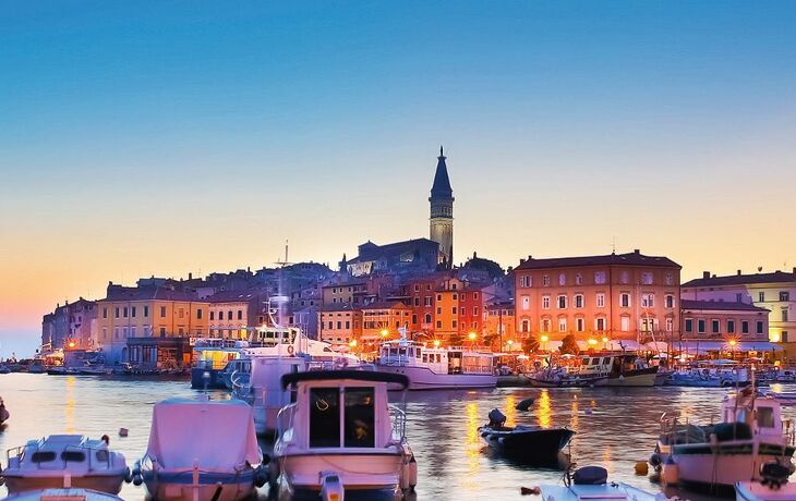 Coastal town of Rovinj, Istria, Croatia.