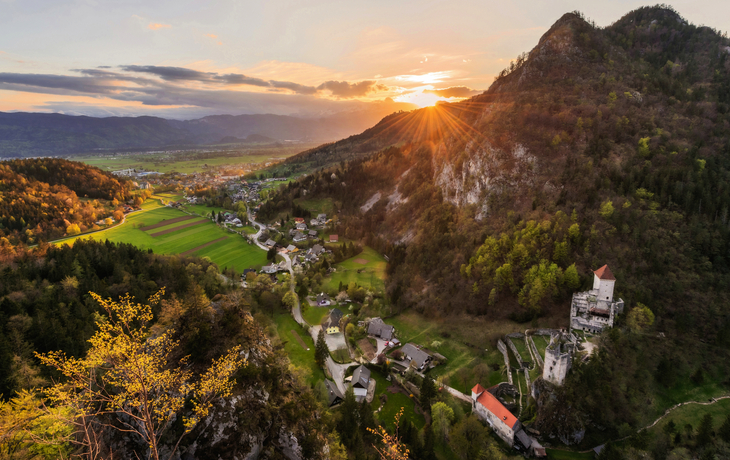 Burg Kámen in Begunje