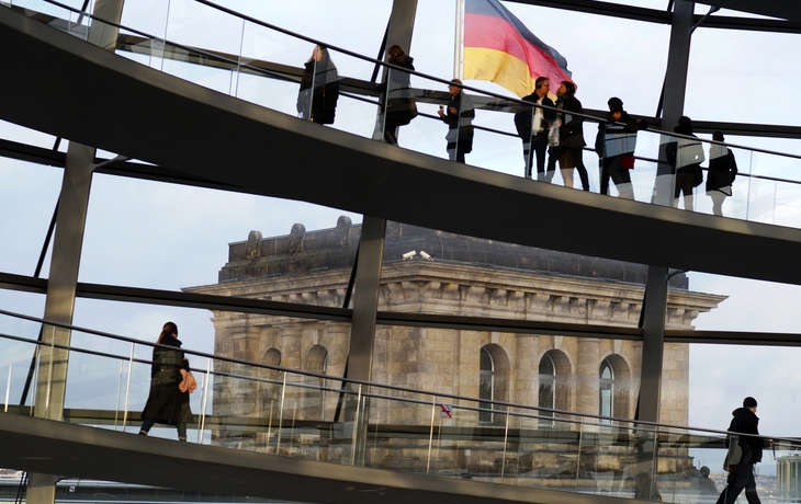 Kuppel im Reichstag in Berlin, Deutschland