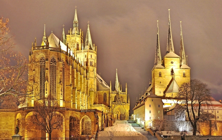 Domberg zu Erfurt im Winter