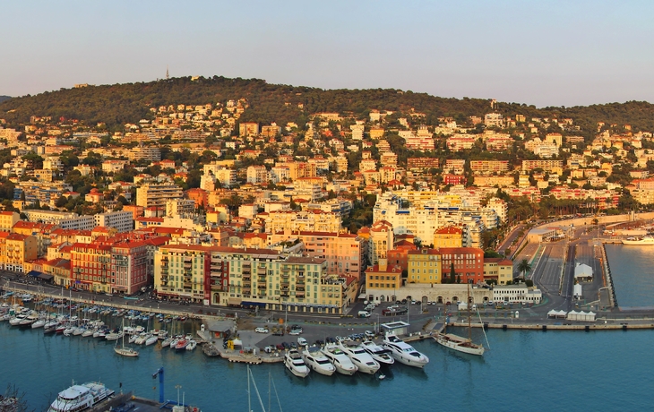 Promenade von Nizza - Panorama vom Colline du Château